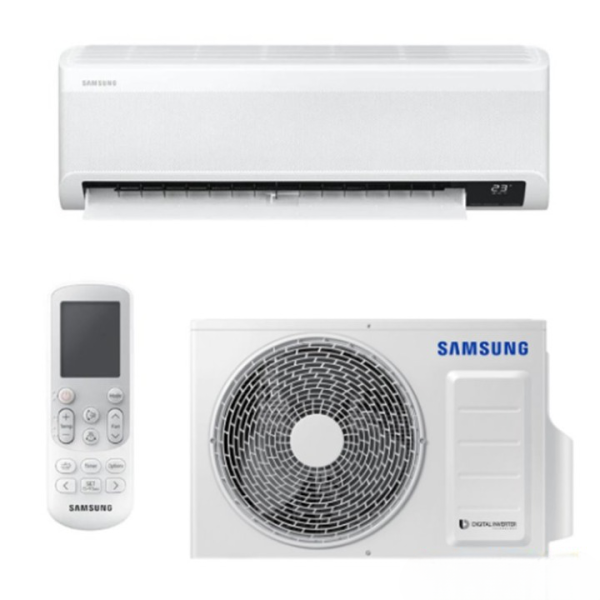 Samsung Wind-Free Deluxe Wall-Mounted (AC026TNXDKG/EU+AC026RXADKG/EU) 2,3 – 2,8 kW-os klímaberendezés – 1 fázisú