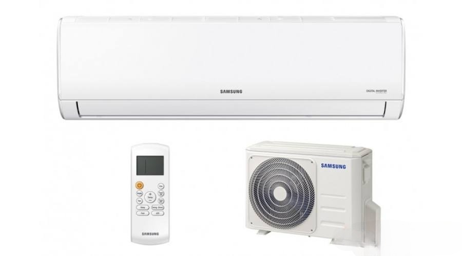 Samsung Entry AR35 (AR09TXHQASIN/XEU) 2,3 – 2,8 kW-os oldalfali inverteres klíma + kültéri egység + távirányító