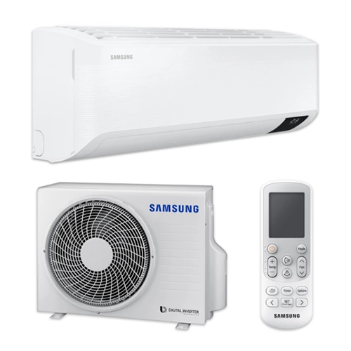Samsung Cebu (AR18TXFYAWKN/XEU) 5,0 – 6,6 kW-os oldalfali inverteres klíma + kültéri egység + távirányító
