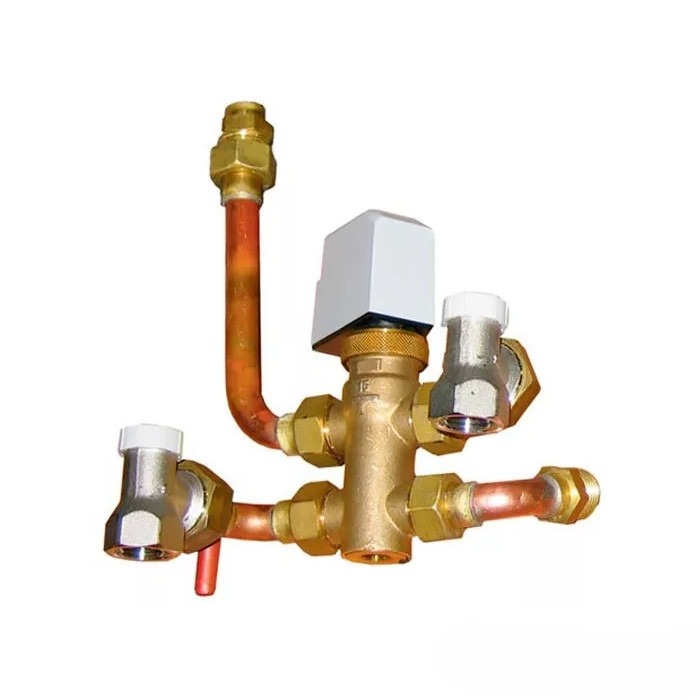Daikin (EK2MV2B10C5) 3 csonkos szelepkészlet és 230 V szelepmozgató motor 2 csöves FWE-C alacsony nyomású légcsatornázható Fan-Coilhoz