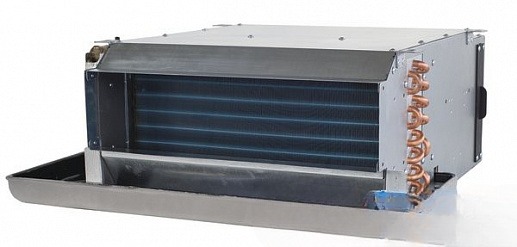 Daikin 4 csöves alacsony nyomású légcsatornázható Fan-Coil (FWE02CFT) Burkolat nélküli, 3 csonkos szelepkészlettel és 230 V-os szelepmozgató motorral